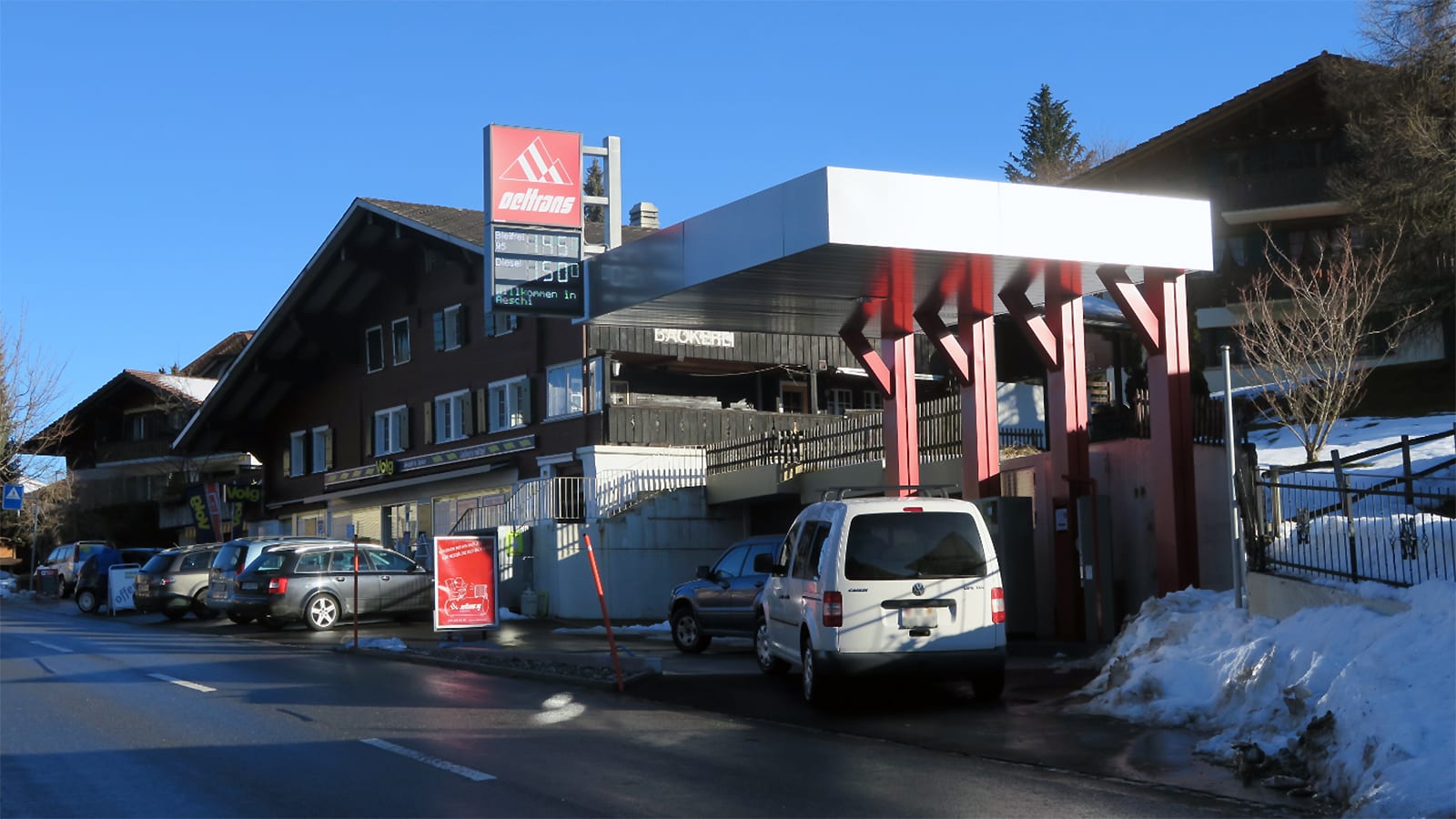 oeltrans Tankstelle Aeschi