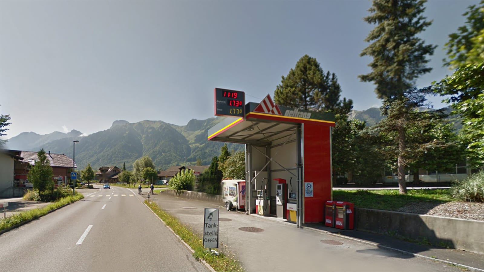 oeltrans Tankstelle Blumenstein