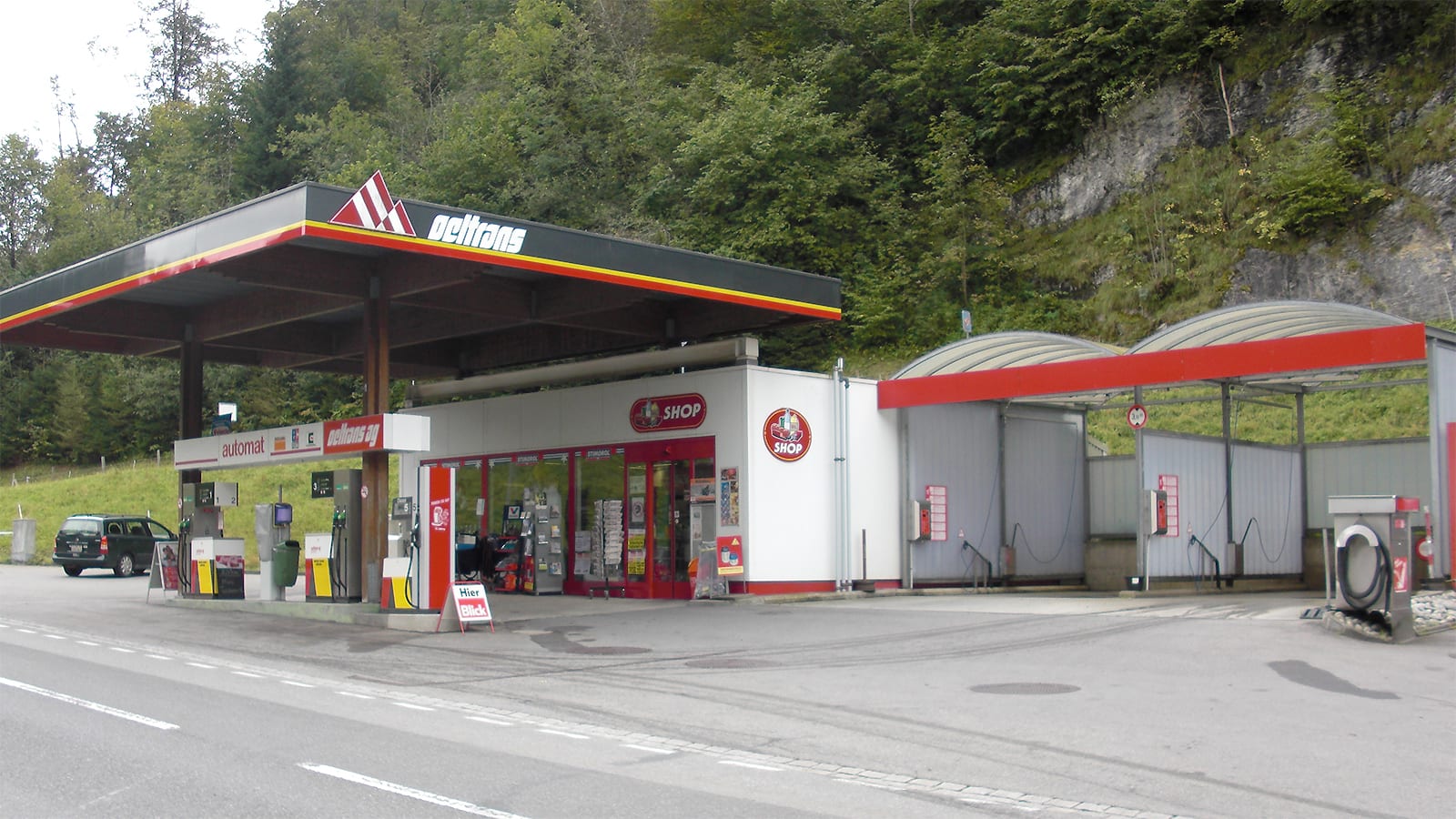 Tankstelle und Waschanlage Meiringen im Lammi